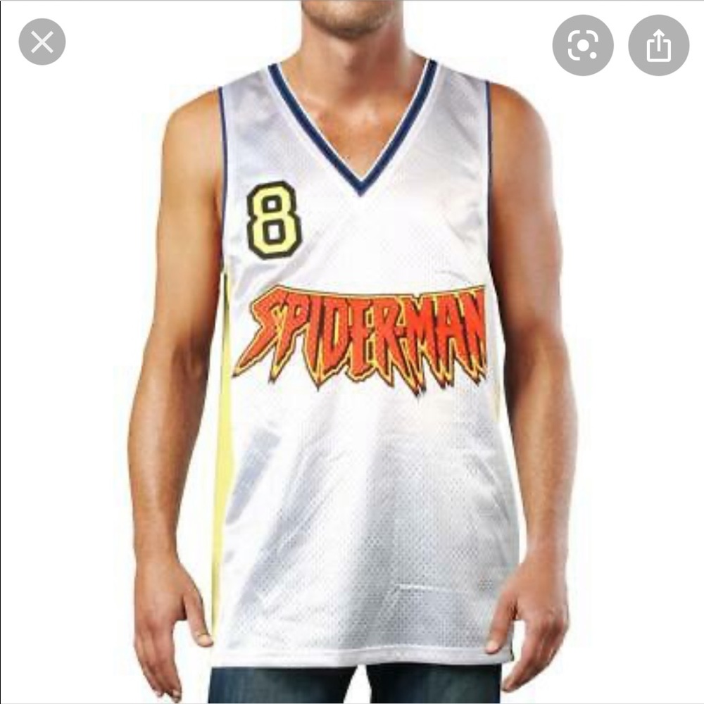 FAITH CONNEXION Mesh Basketball Jersey SpiderMan